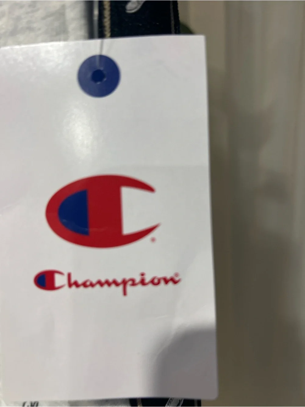 NWT Champion Logo Tape Fleece Shorts Ash Heather Gray Cotton Blend Size M